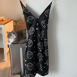 Top dress mini cross back dress